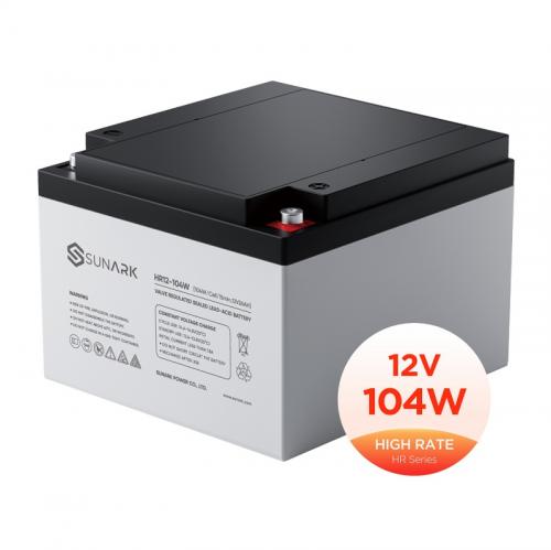 High Rate Valve Regulated Lead Acid Battery 12V 104Ah For Energy Storage Use