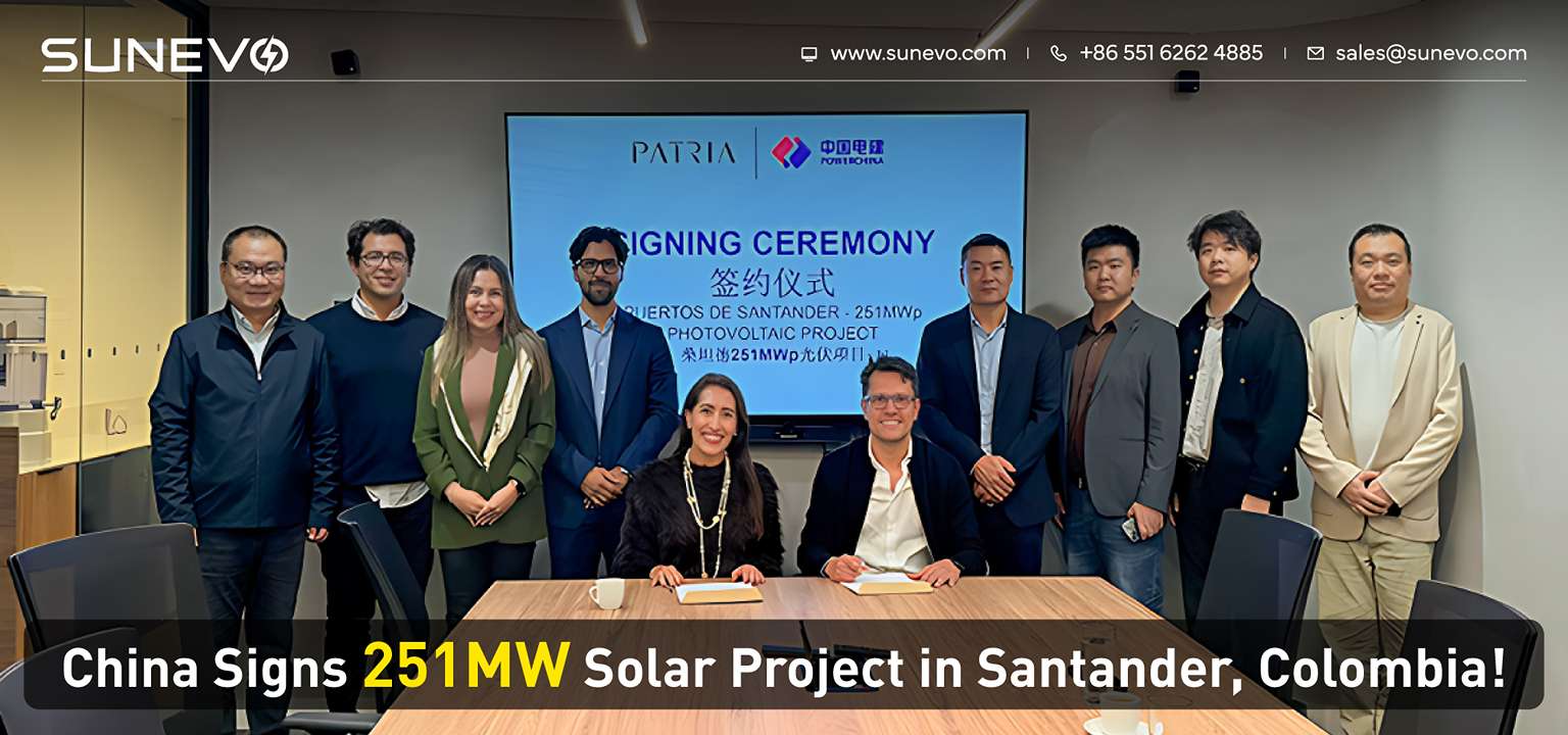 China Signs 251MW Solar Project in Santander, Colombia!