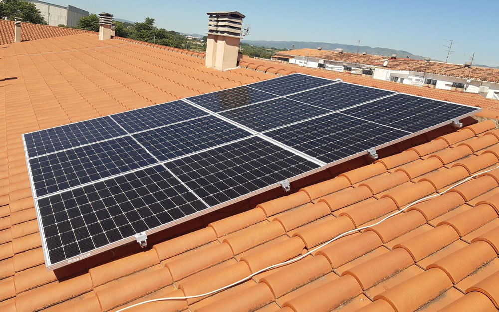 3KW على شبكة نظام المنزل الشمسي في إسبانيا
